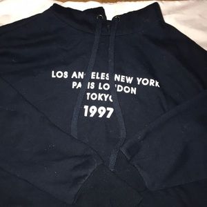 Forever 21 long sleeve crop top